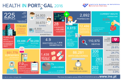 Health in Portugal - 2016